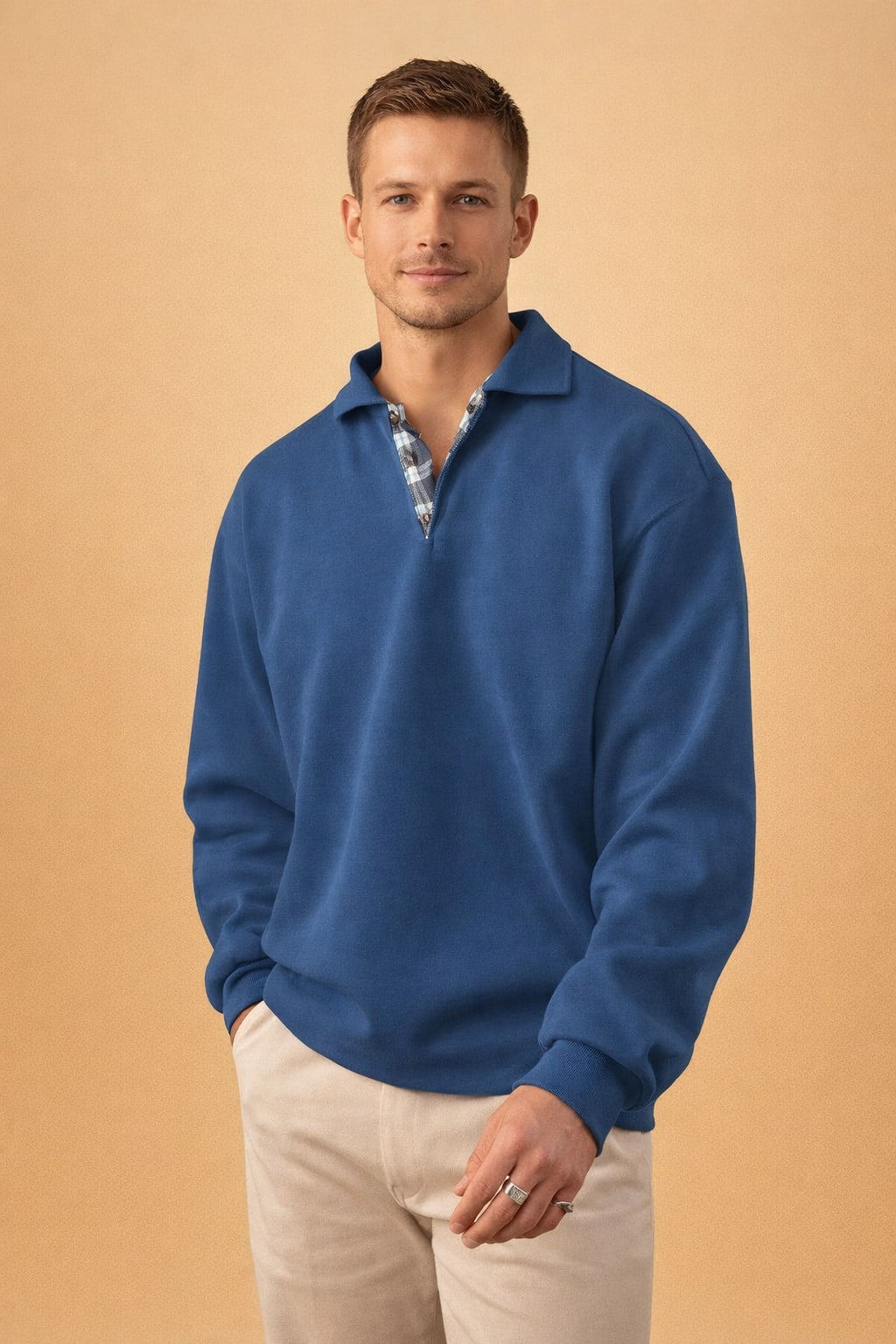 Ives Long Sleeve Knit Polo_3