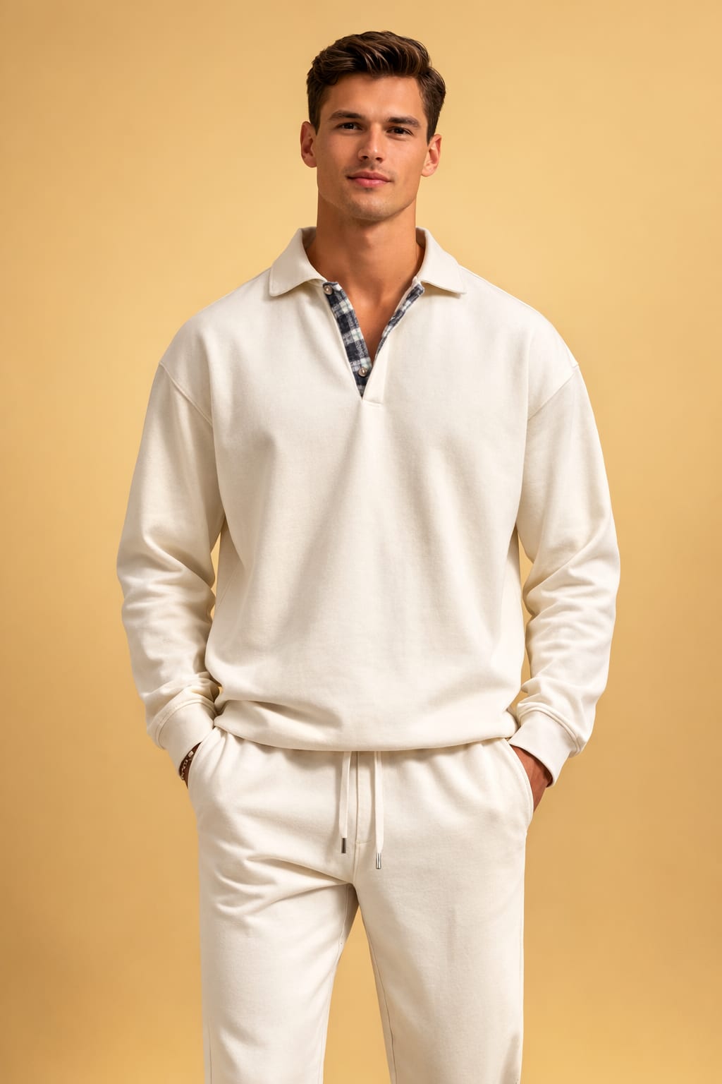 Ives Long Sleeve Knit Polo_6