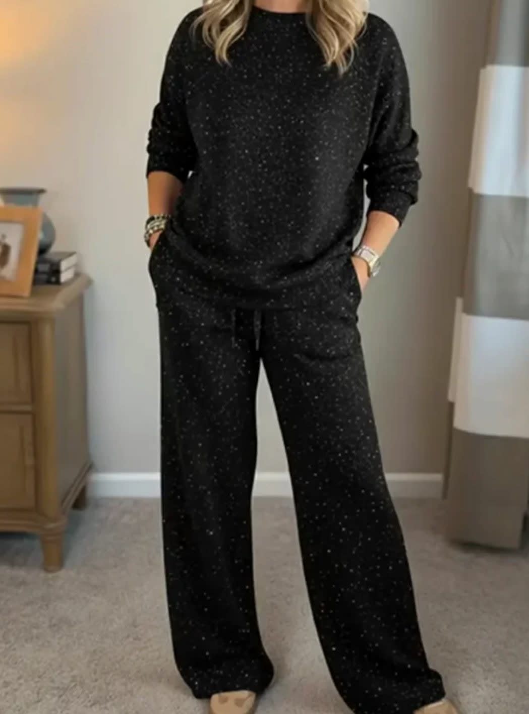 Karina Sparkle Two Piece Lounge Set_5