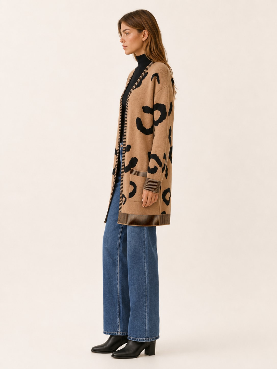 Amara Leopard Print Duster Knit Cardigan_3