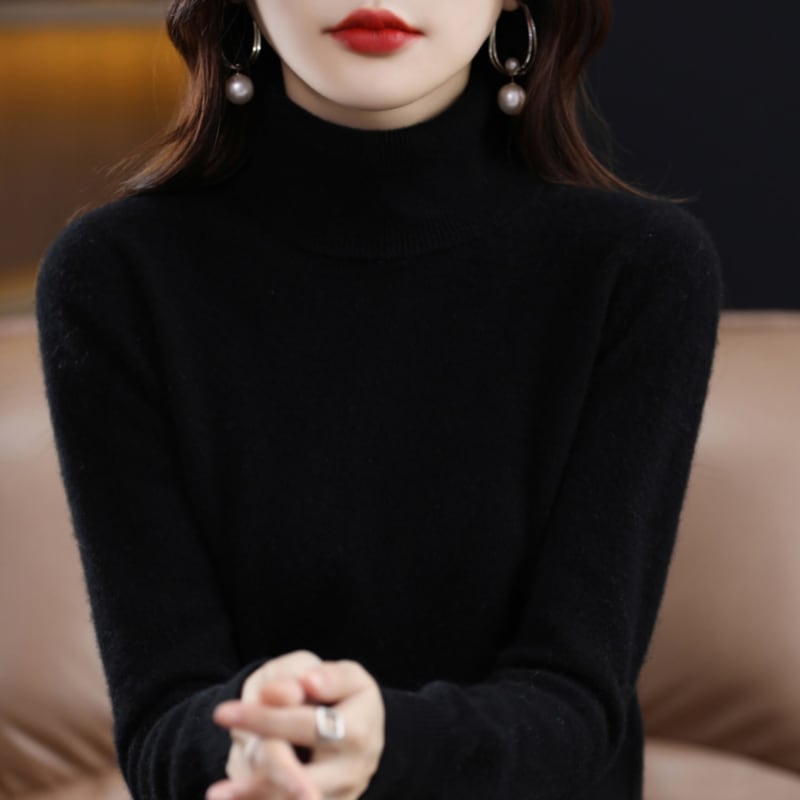Alessandra Cashmere Turtleneck Sweater_1