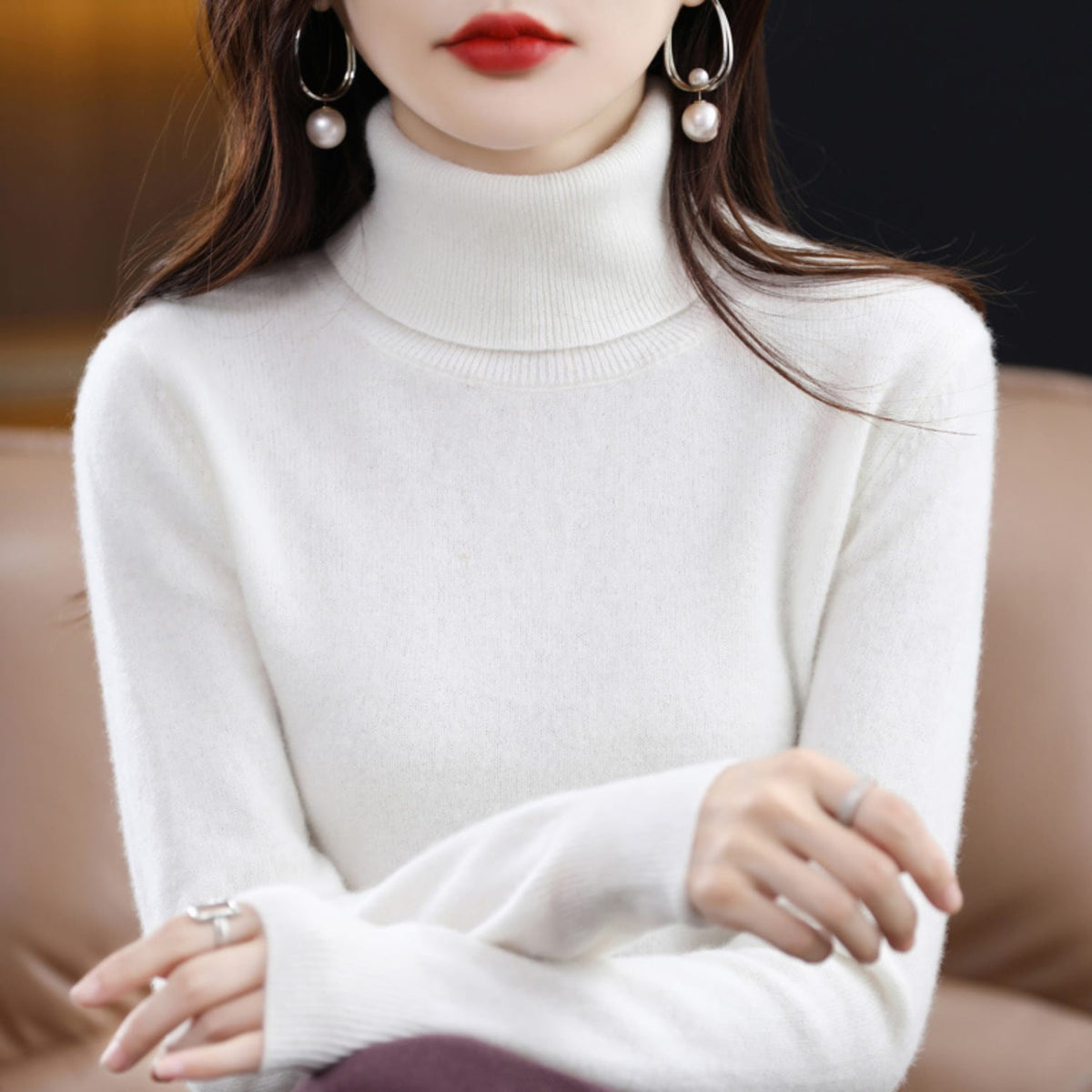 Alessandra Cashmere Turtleneck Sweater_11