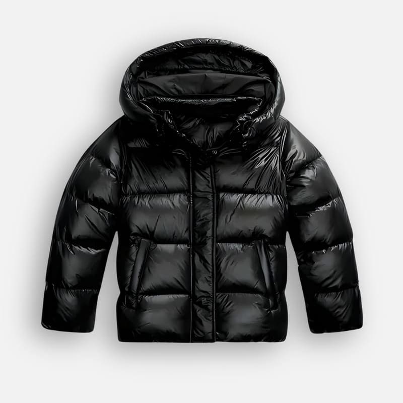 Beverly Glossy Hooded Puffer Jacket_1