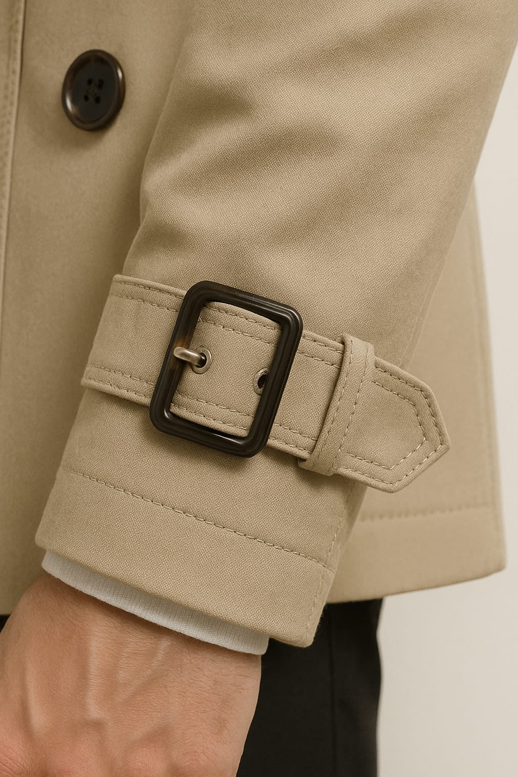 Nathaniel Belted Double Breasted Trench Coat_4
