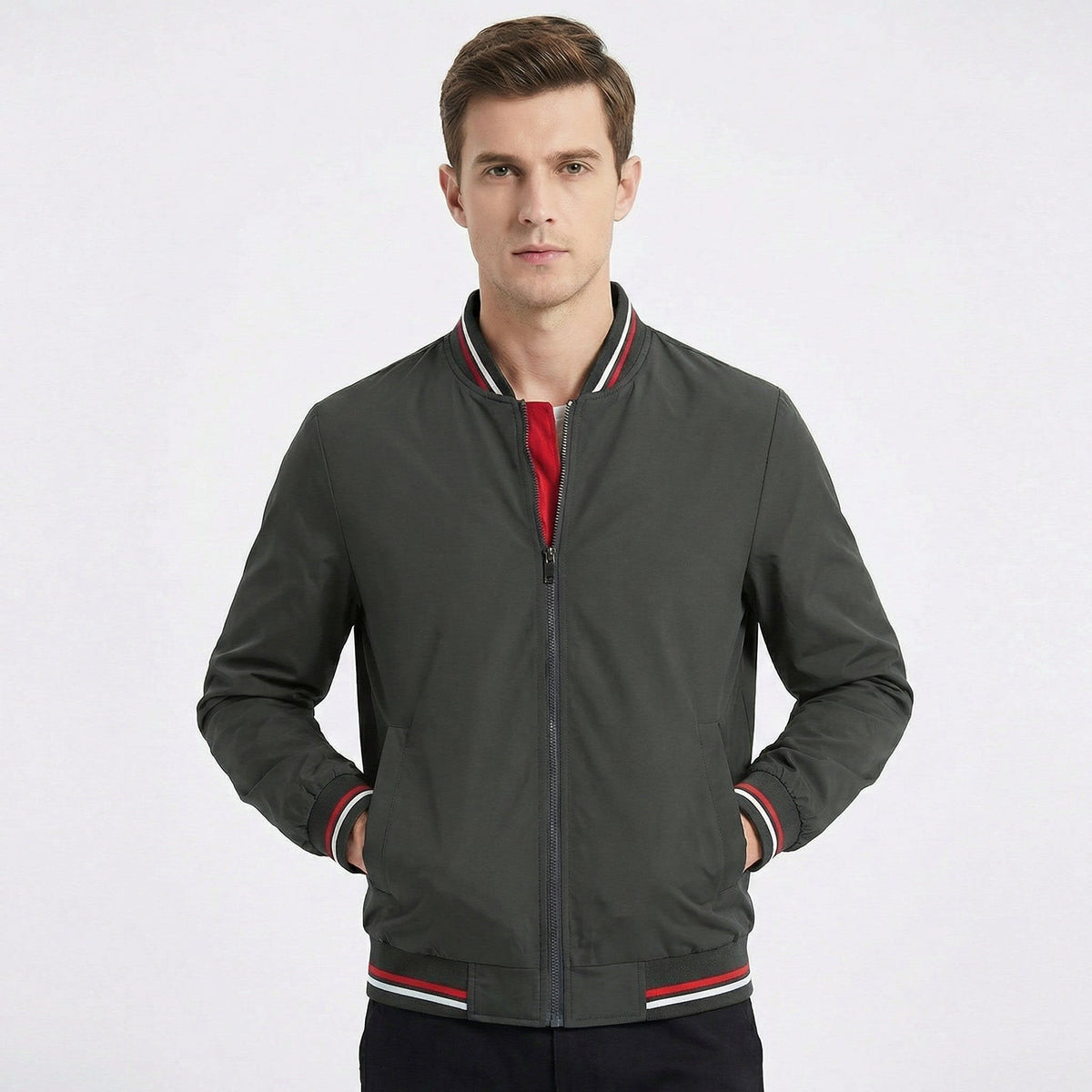 Chance Varsity Stripe Zip Up Bomber Jacket_6