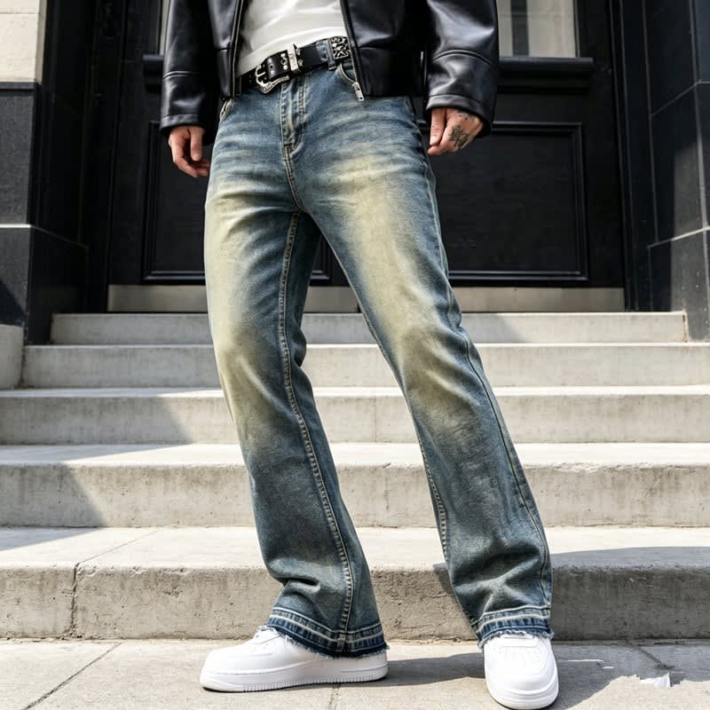 Rafael Loose Fit Retro Flared Jeans_2