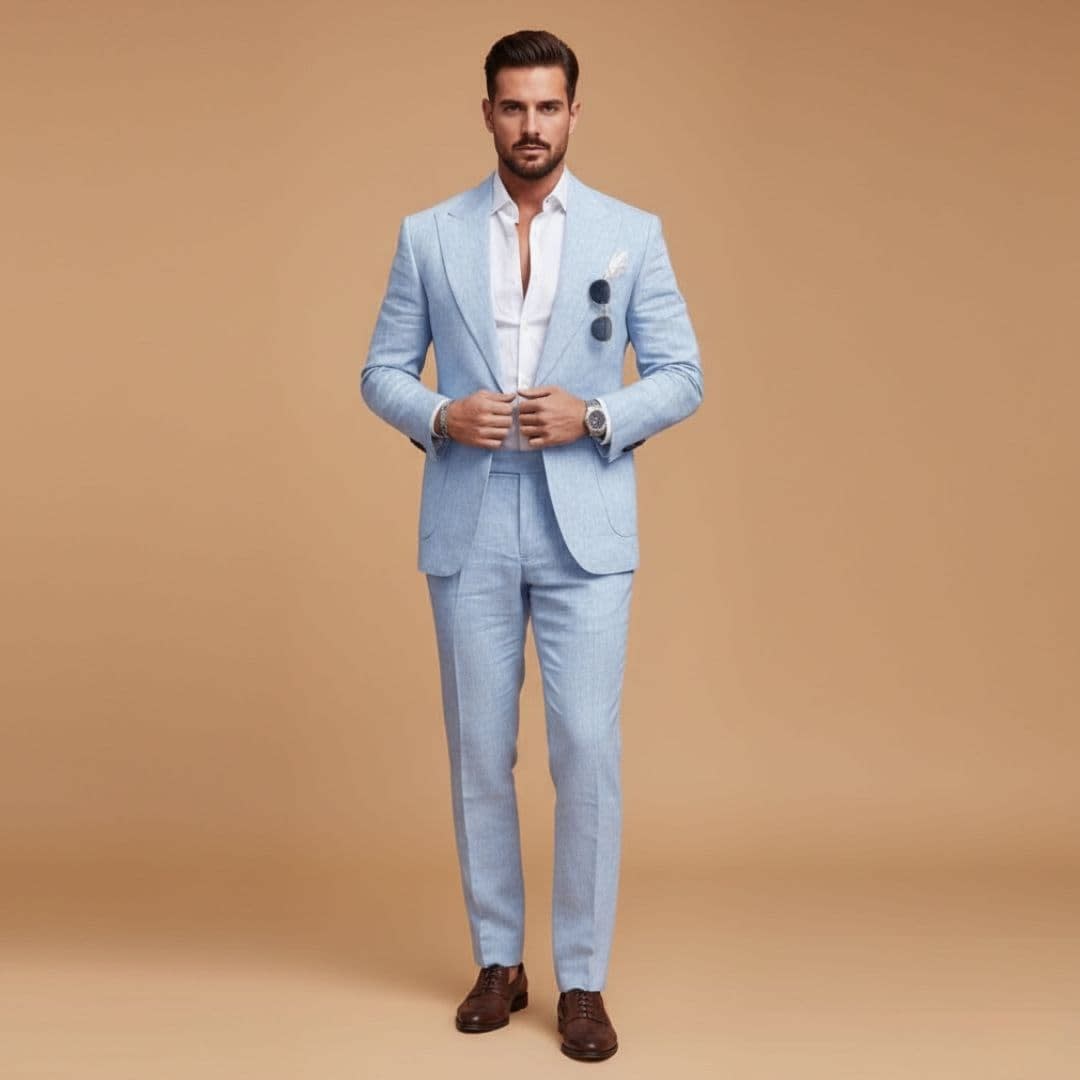 Ernest Notch Lapel Two Piece Suit_2