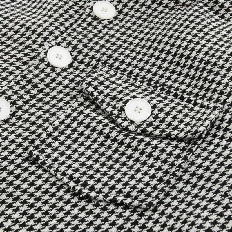 Darren Houndstooth Button Front Shacket_2