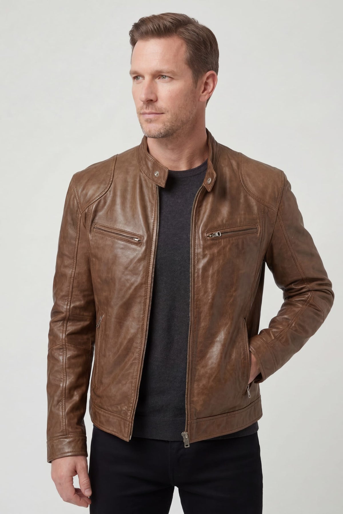 Dax Zip Pocket Faux Leather Jacket_5