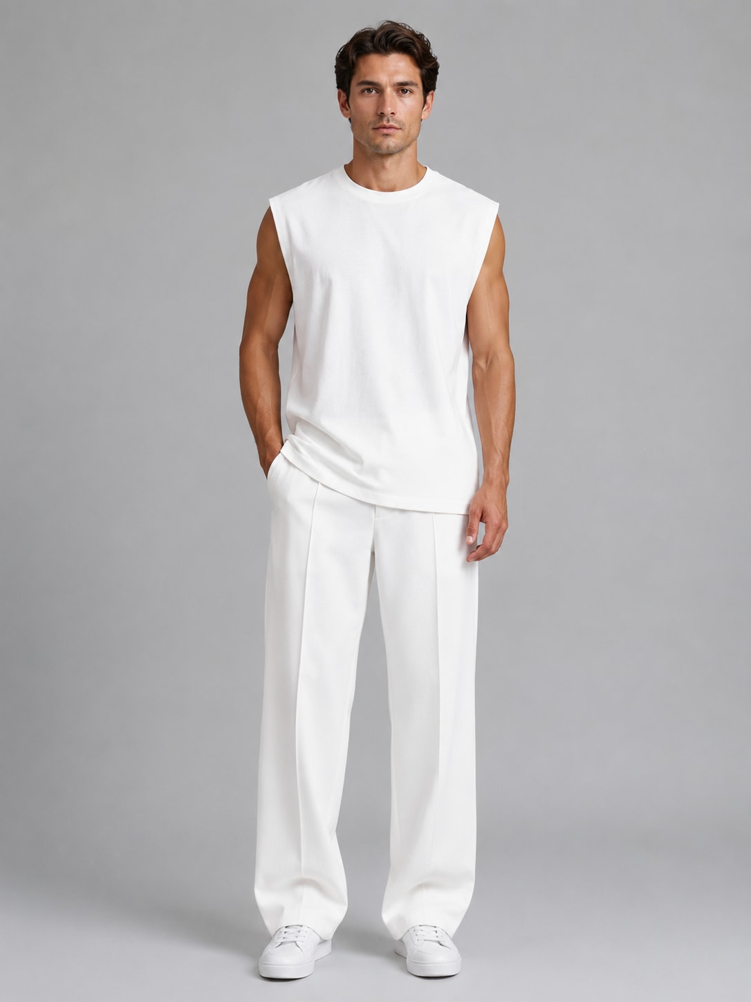 Emil Sleeveless Wide Leg Two Piece Set_5
