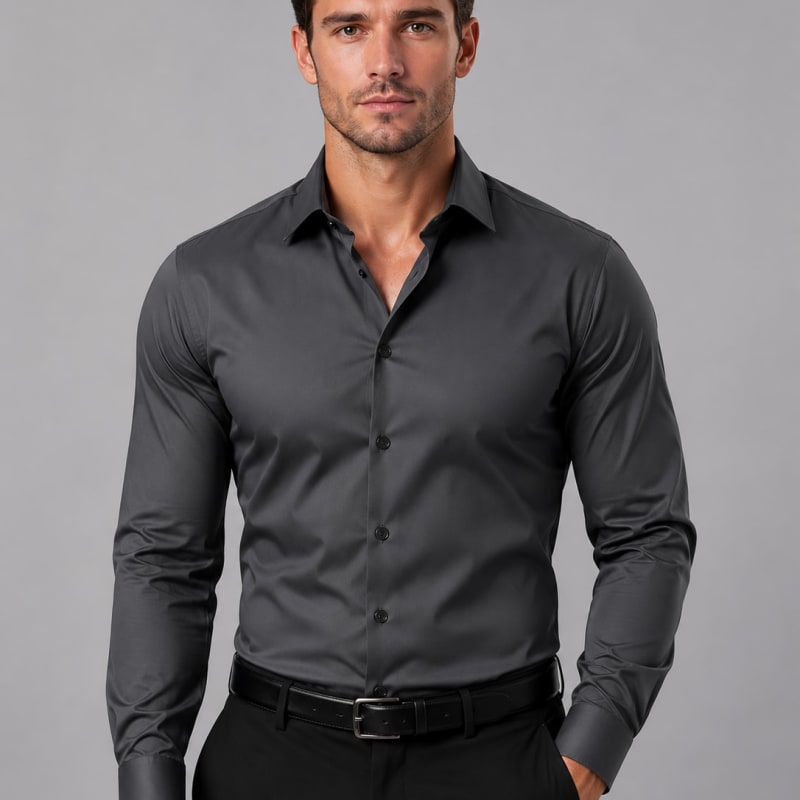 Elliot Slim Fit Long Sleeve Formal Shirt_1