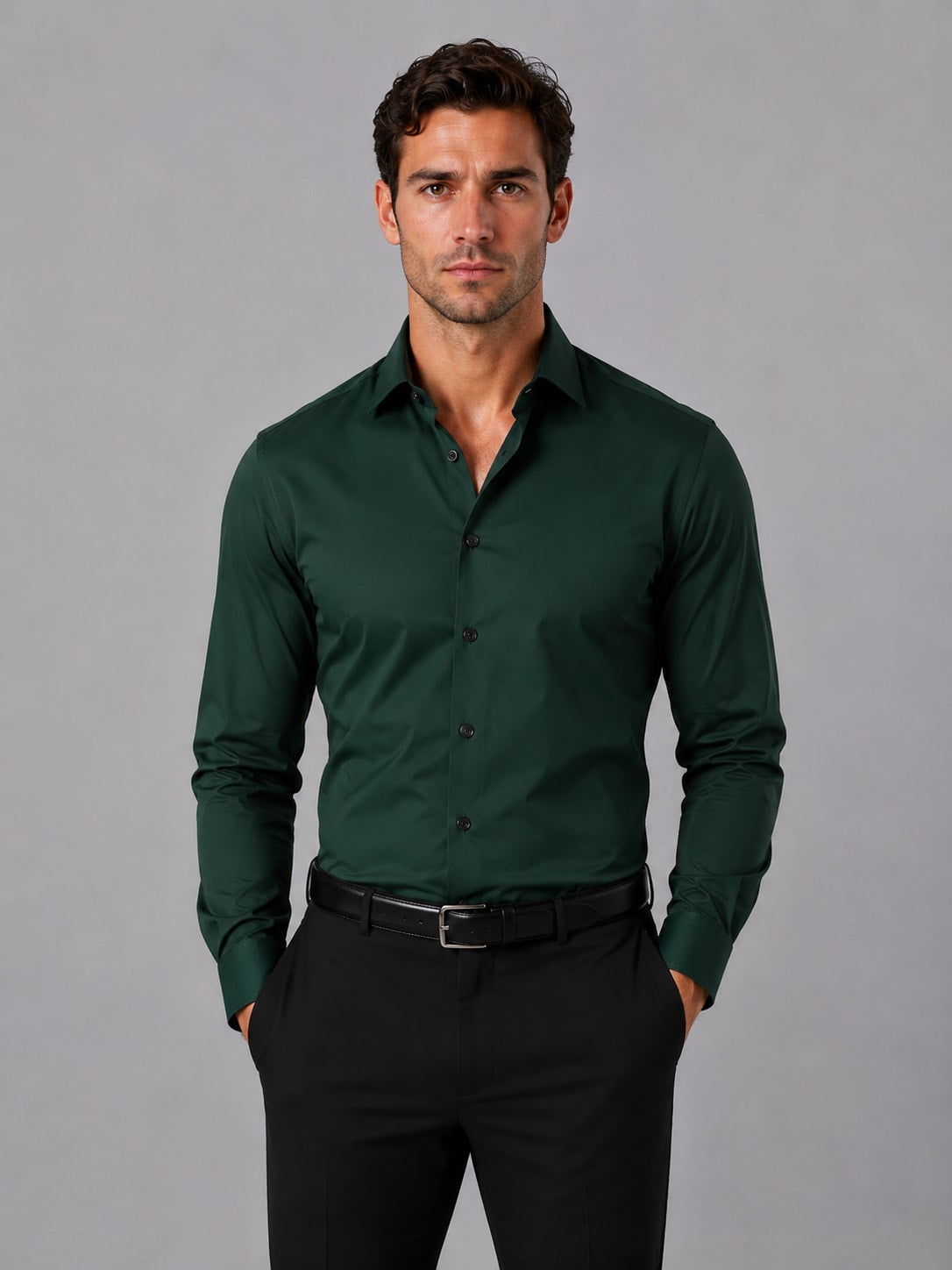Elliot Slim Fit Long Sleeve Formal Shirt_9