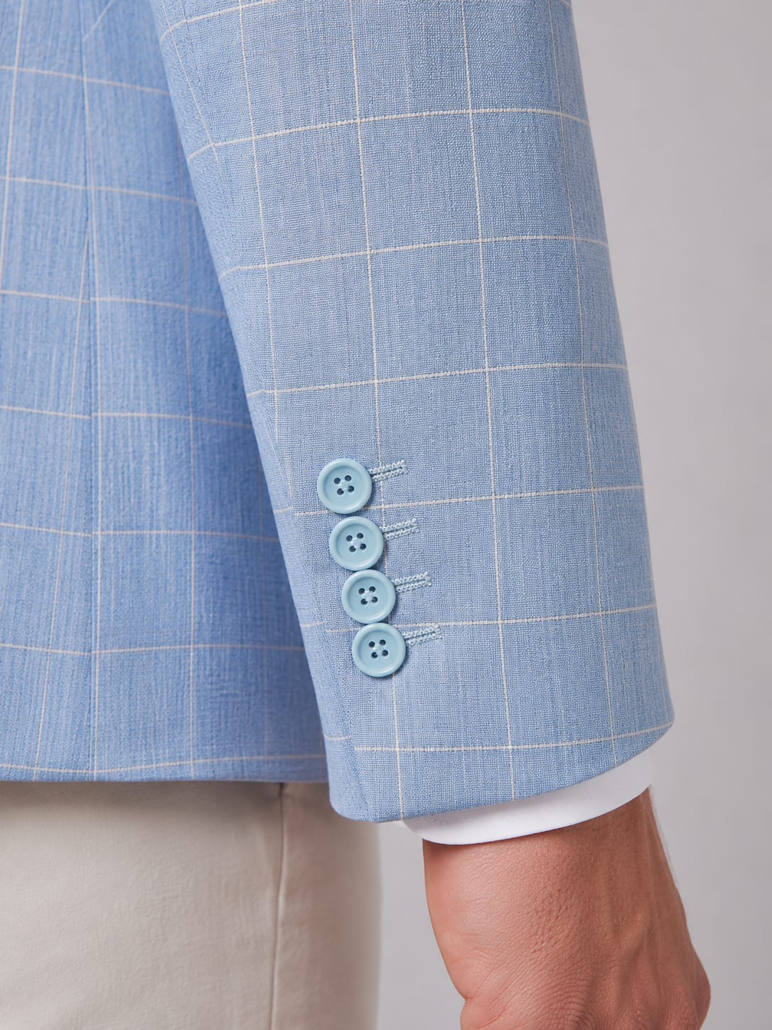 Anders Tailored Windowpane Check Blazer_4