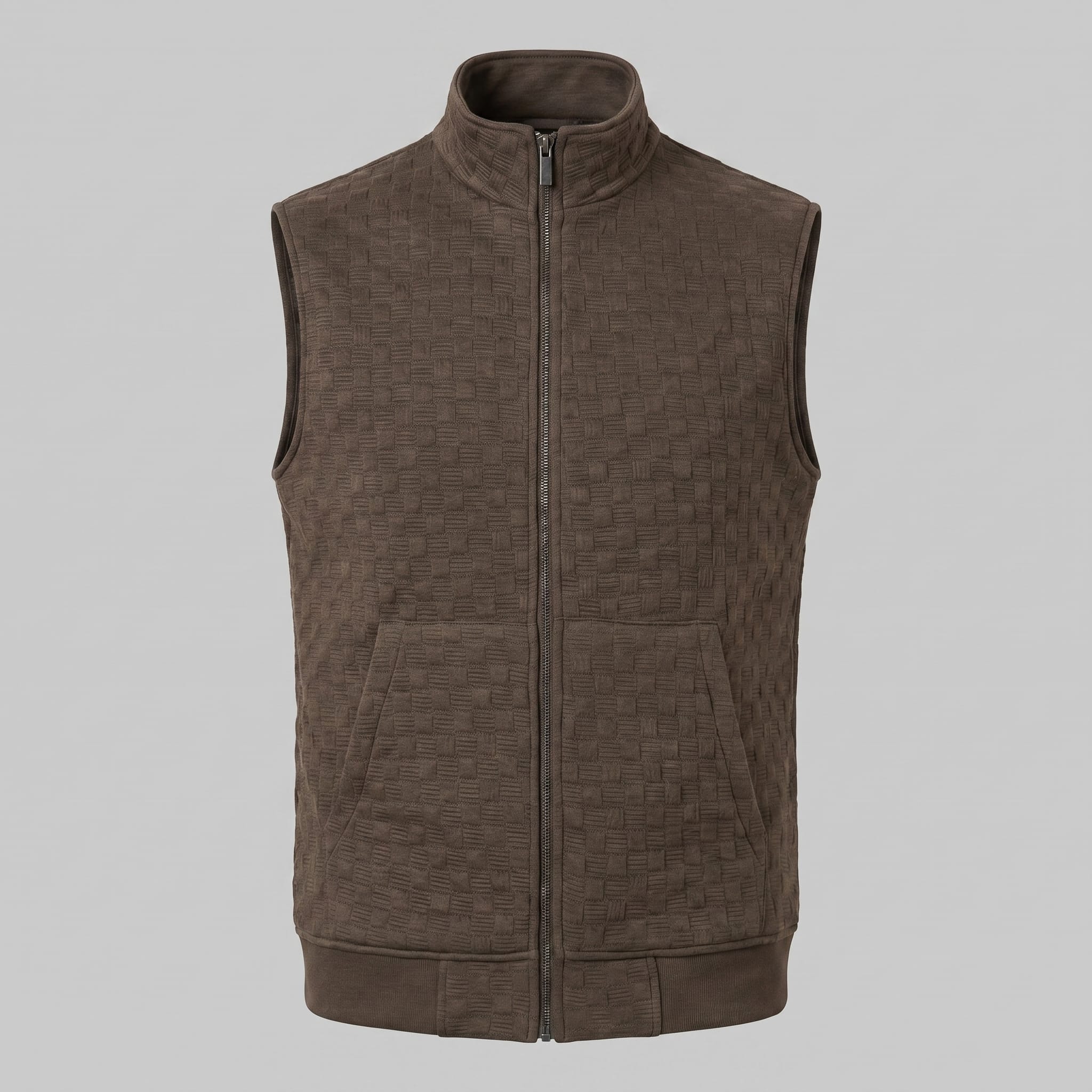 Callum Textured Knit Zip Vest_15