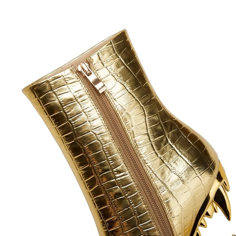 Jolanda Sculpted Heel Pointed Toe Ankle Boots_10