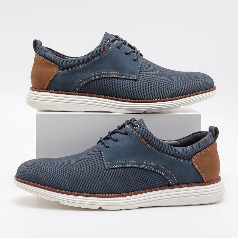Nathaniel Perforated Lace Up Casual Shoes_2