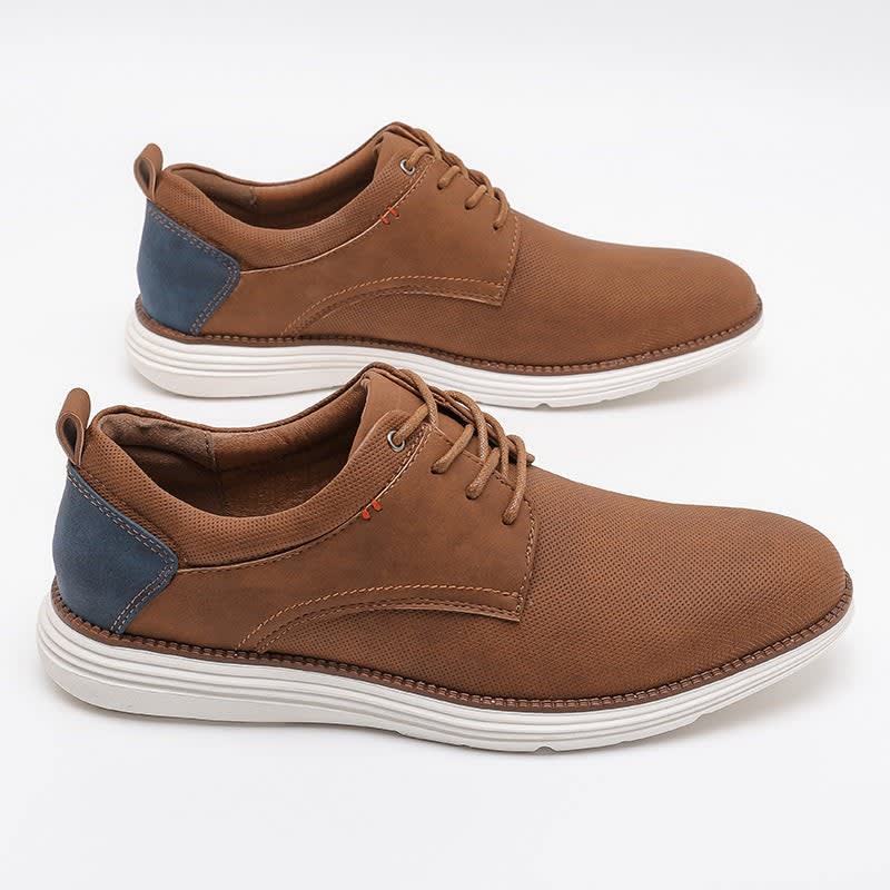 Nathaniel Perforated Lace Up Casual Shoes_4