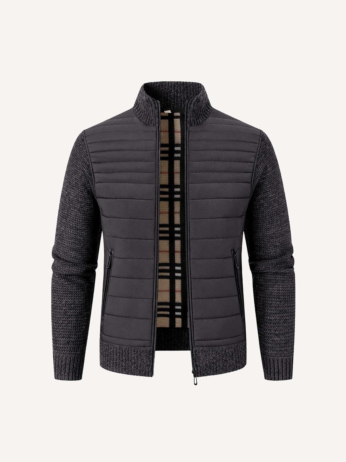 Corey Quilted Knit Sleeve Jacket_2
