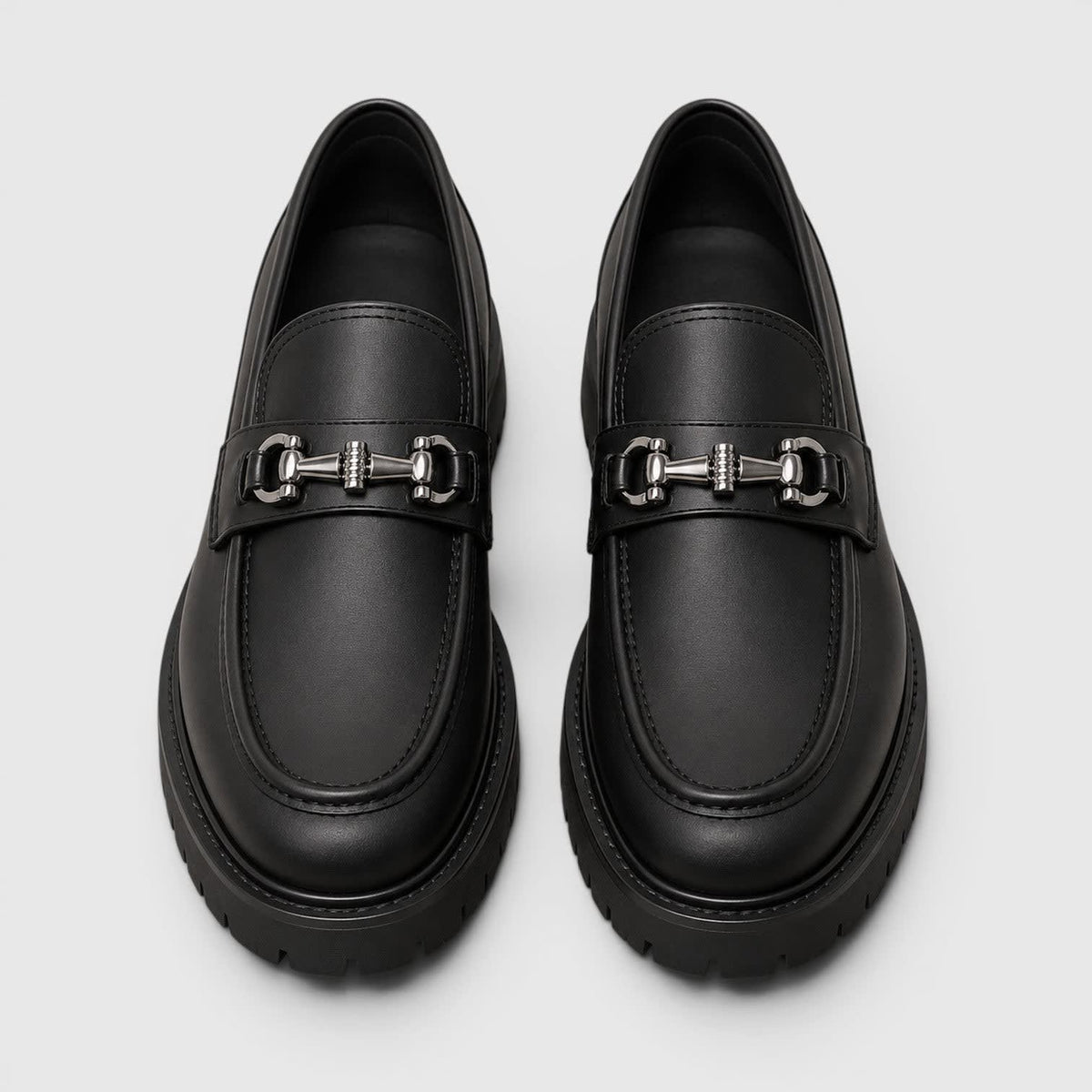 Julian Chunky Sole Horsebit Loafers_3