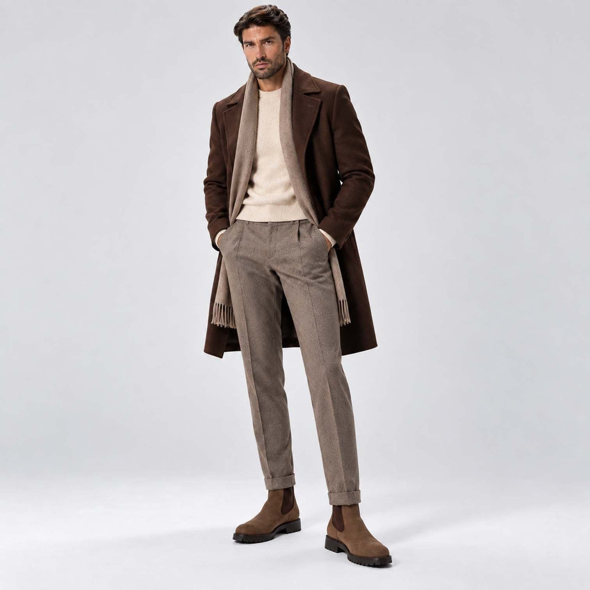 Nolan Suede Lug Sole Chelsea Boots_17