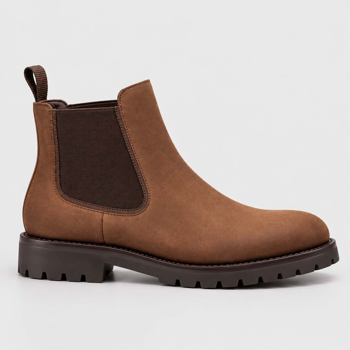 Nolan Suede Lug Sole Chelsea Boots_8