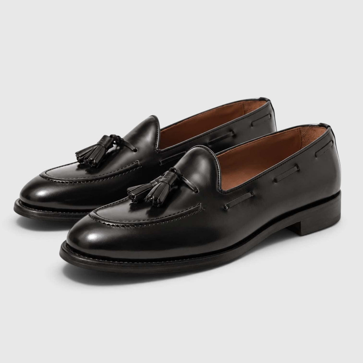 Matteo Leather Tassel Loafers_7