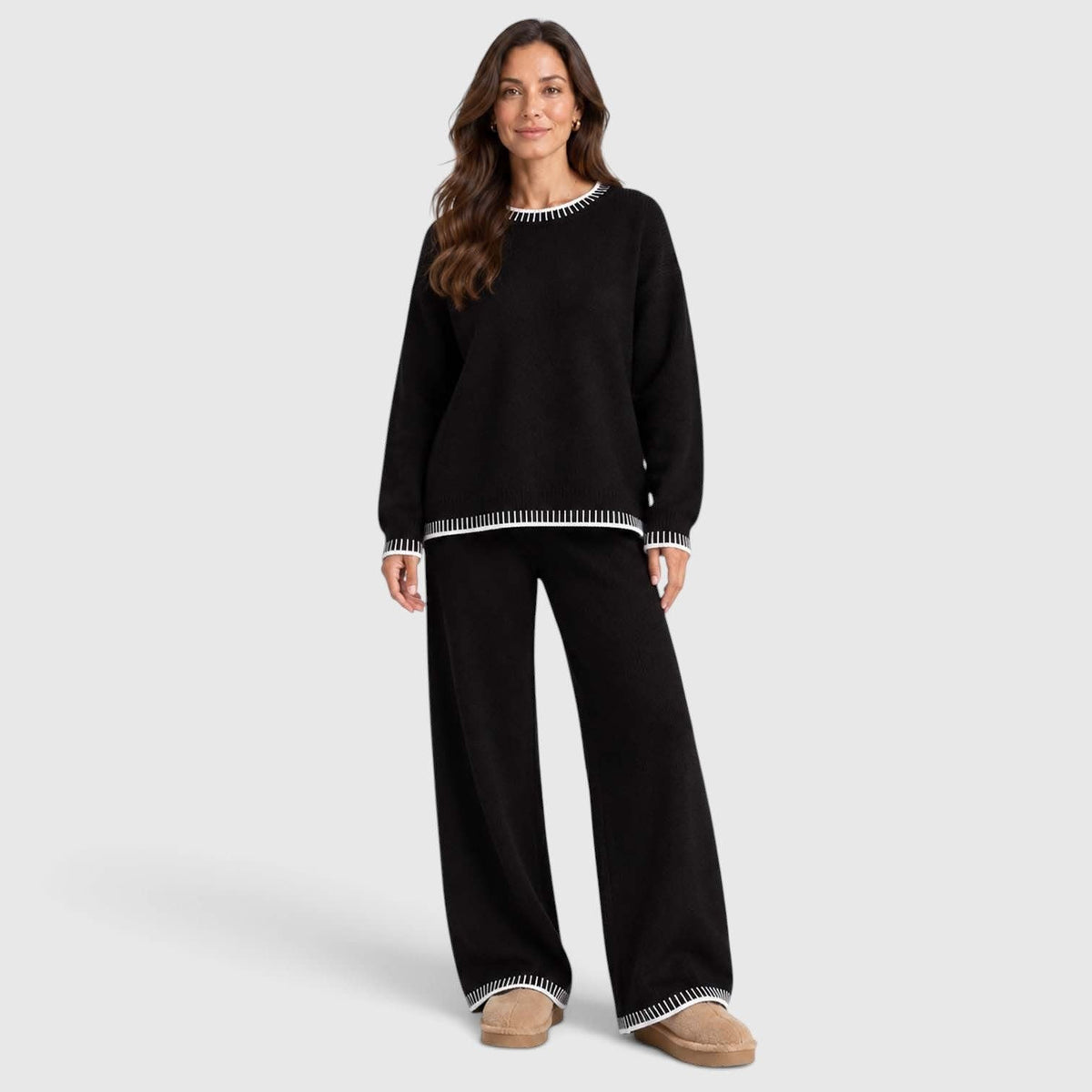 Leanne Contrast Stitch Knit Lounge Set_3