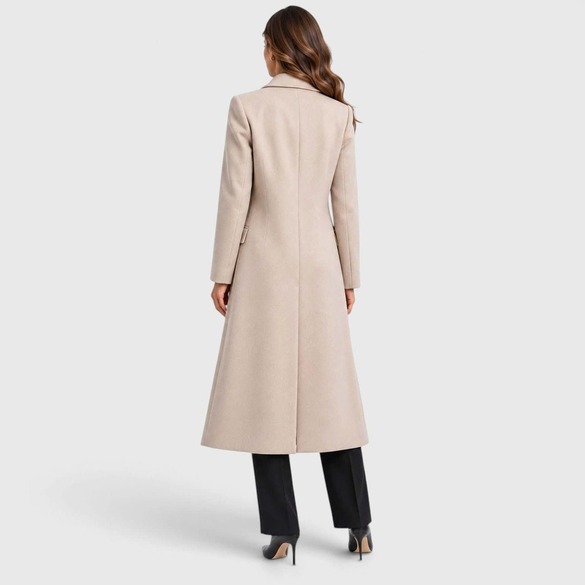Katrina Long Tailored Wool Blend Coat_12