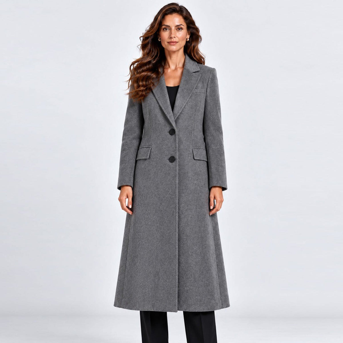 Katrina Long Tailored Wool Blend Coat_16