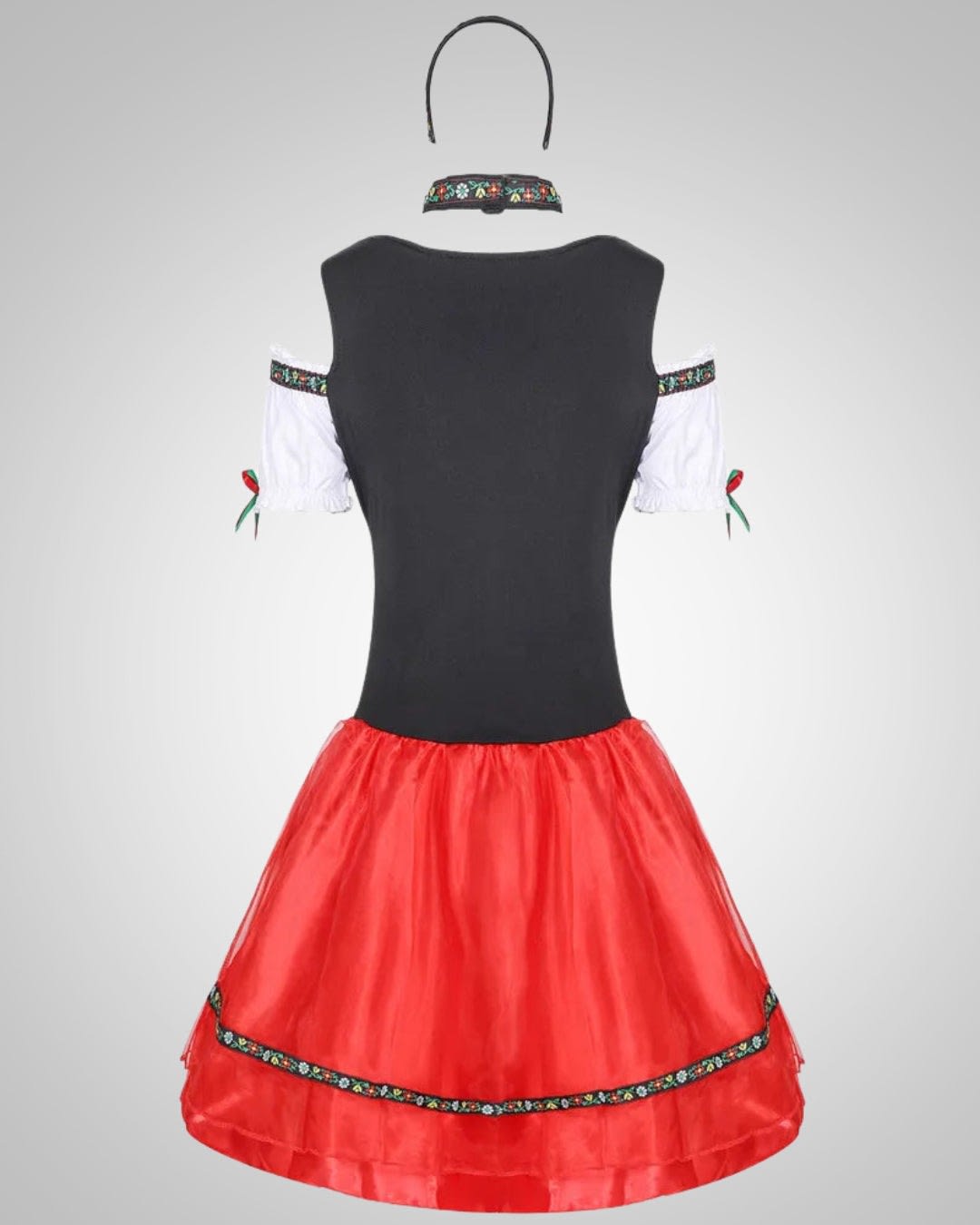 Tove Lace-Up Tulle Oktoberfest Dress_4