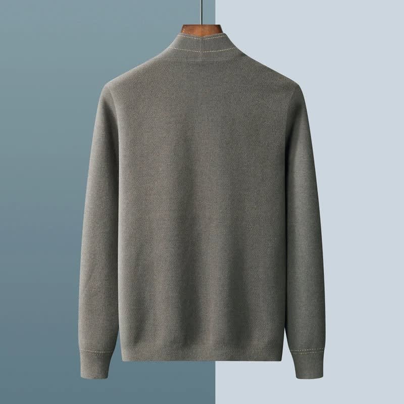 Carter Contrast Stitch Cashmere Blend Cardigan_4