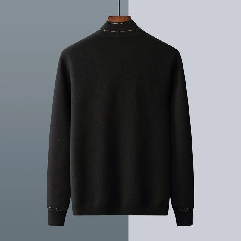Carter Contrast Stitch Cashmere Blend Cardigan_6