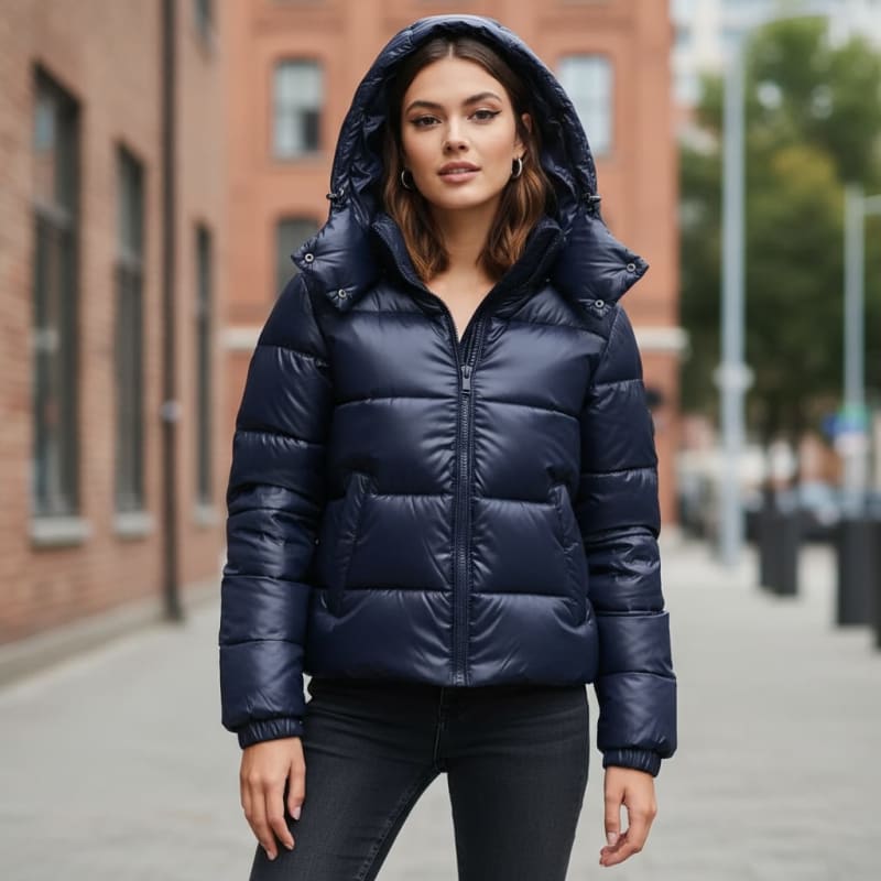 Brielle Water Repellent Hooded Puffer Jacket_1