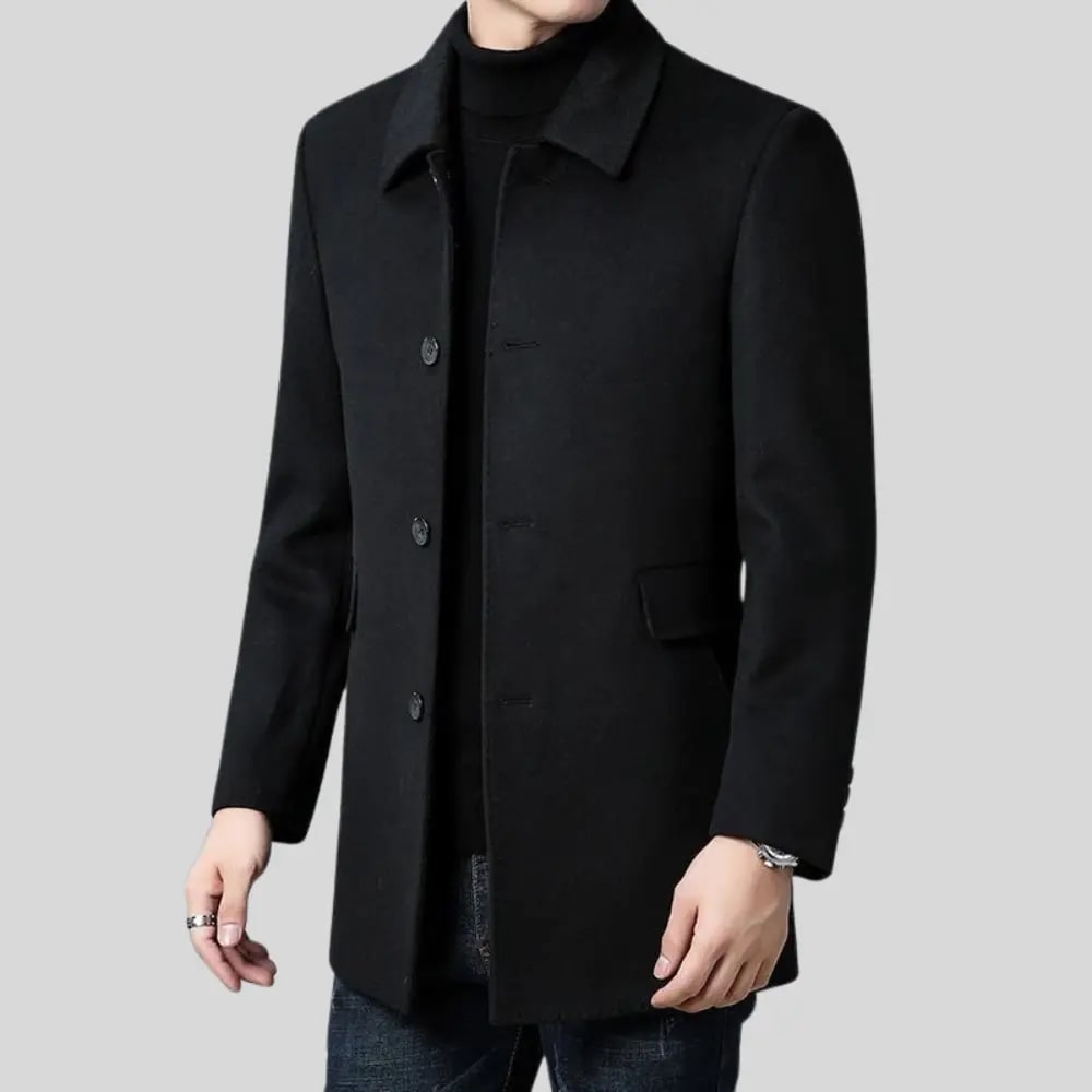 Finnian Wool Blend Overcoat_5