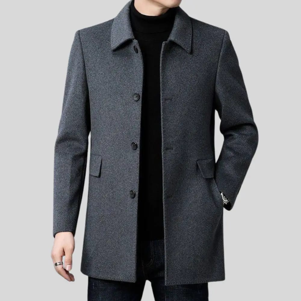 Finnian Wool Blend Overcoat_8
