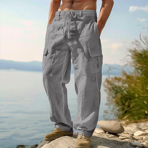 Evan Relaxed Fit Drawstring Cargo Pants_3
