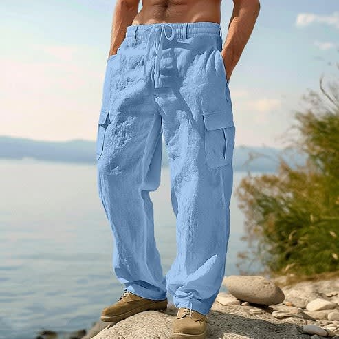 Evan Relaxed Fit Drawstring Cargo Pants_7