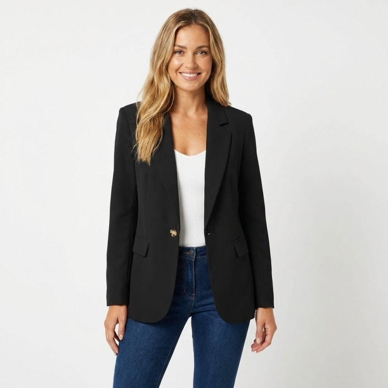 Caelia Single Breasted Tailored Blazer_1