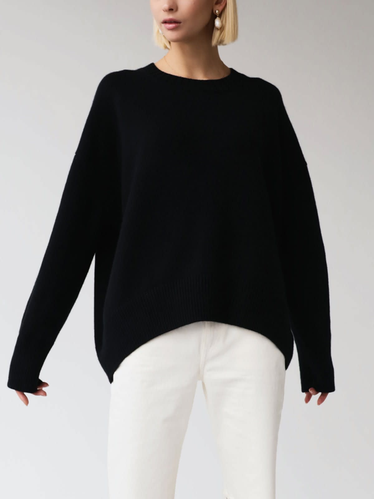 Justine Oversized Crewneck Knit Sweater_9