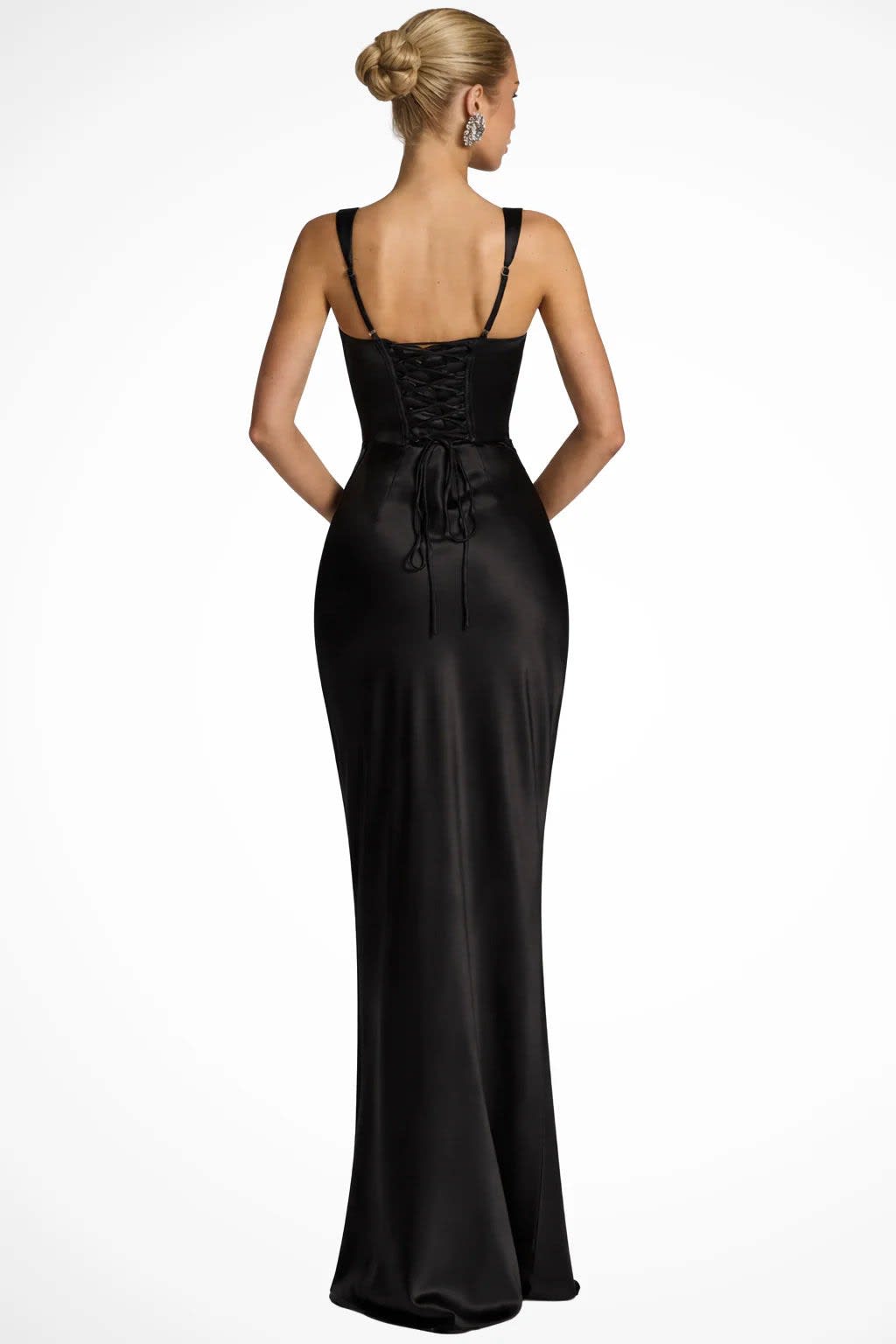 Damaris Square Neck Draped Wedding Guest Maxi Dress_2