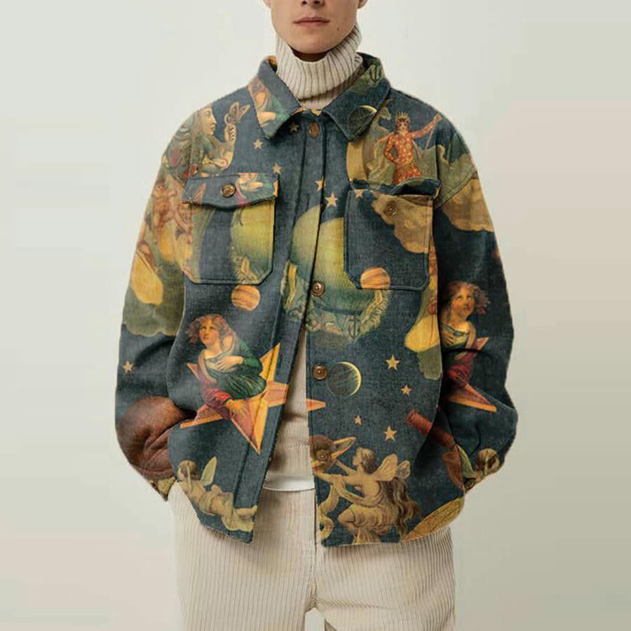 Sterling Abstract Print Shirt Jacket_2