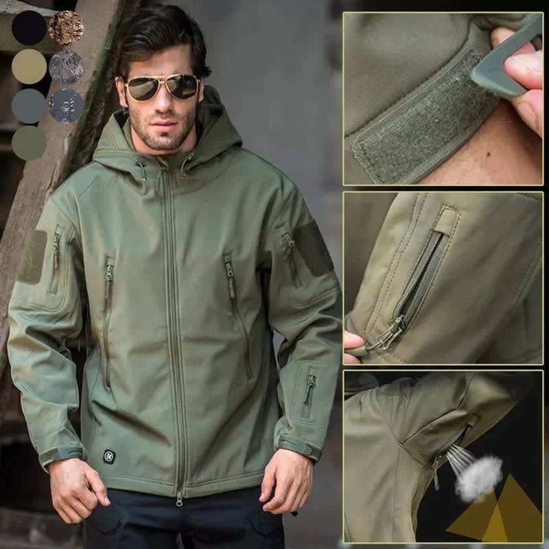 Tucker Fleece Lined Military Ski Jacket For Winter_4