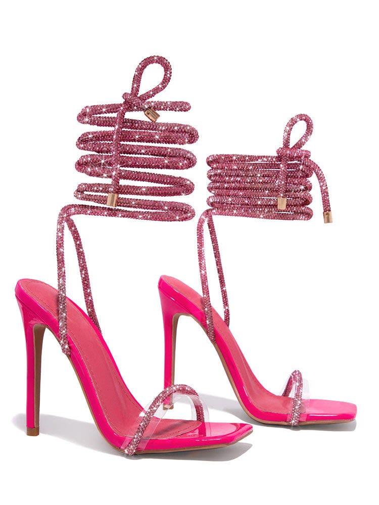 Gisele Rhinestone Lace Up Heels_16