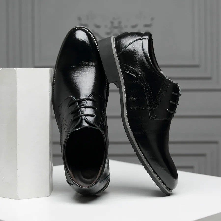 Gene Cushioned Brogue Dress Shoes_14