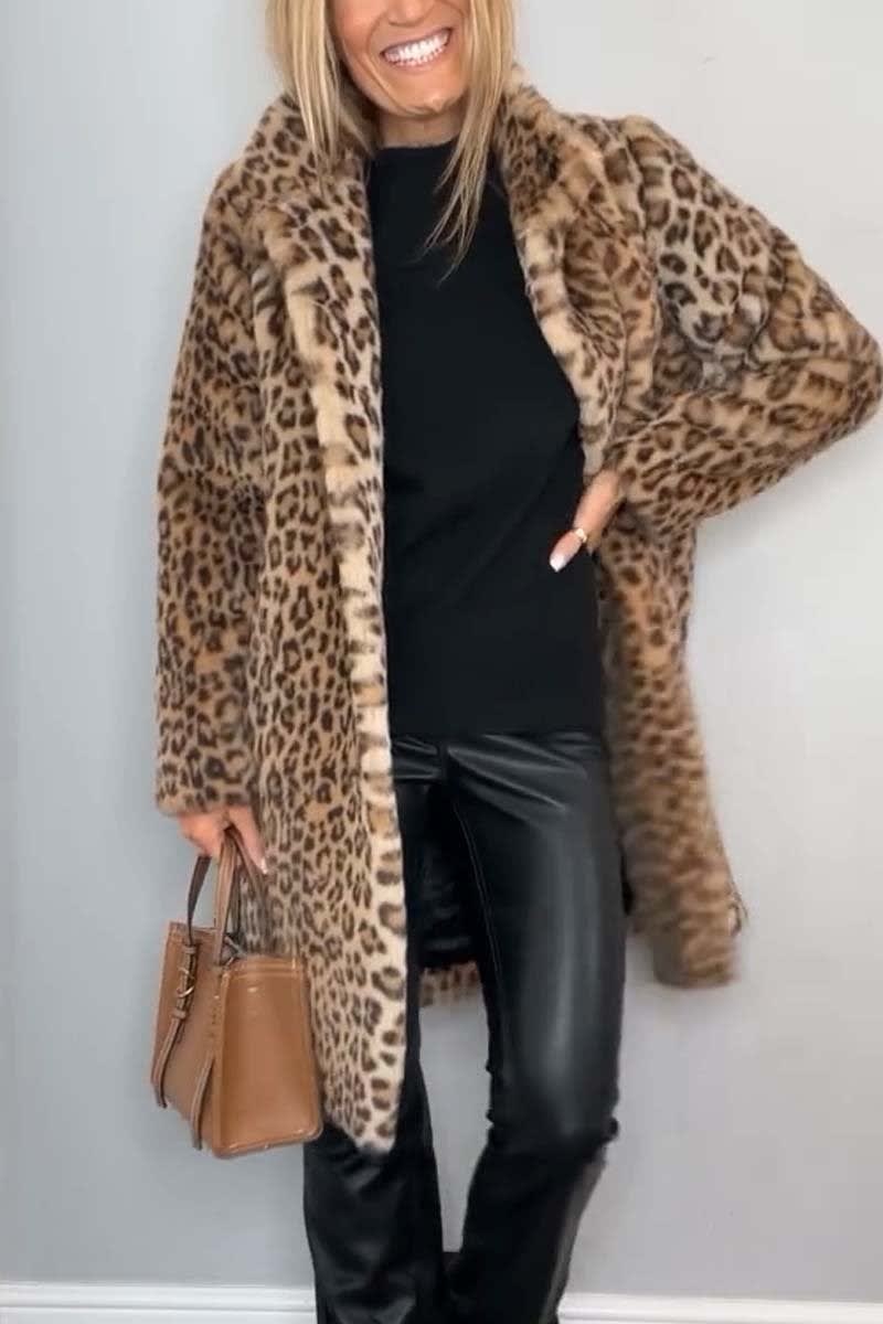 Marnie Leopard Print Faux Fur Coat_3