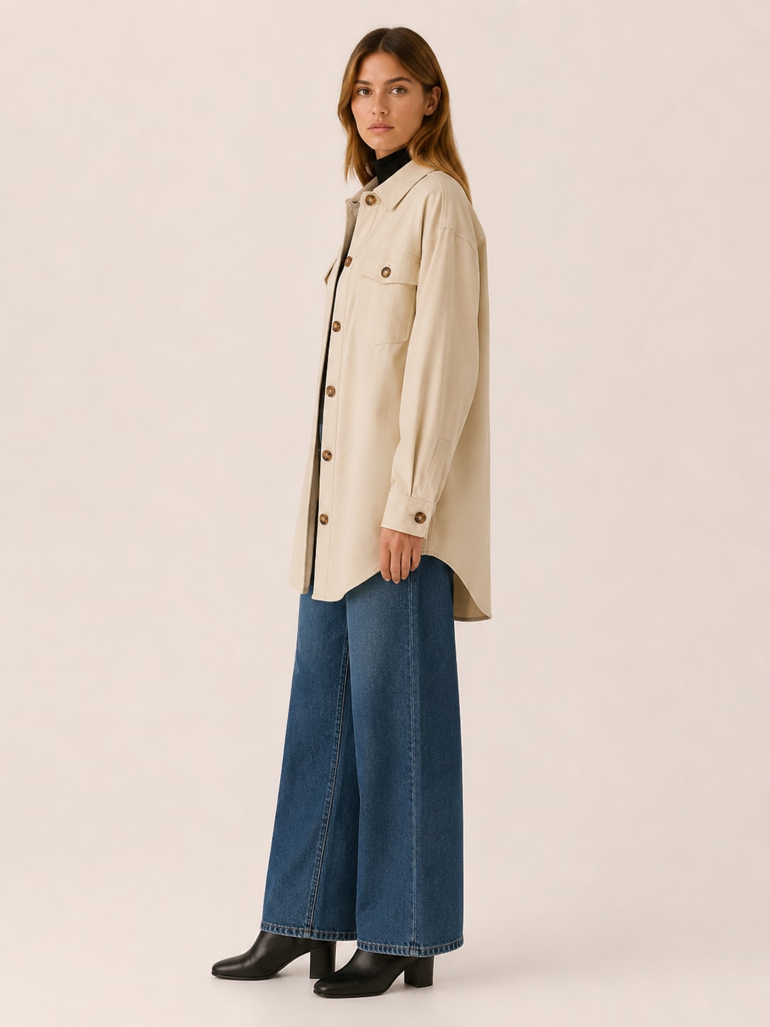 Aurora Oversized Button Front Shirt Jacket_3