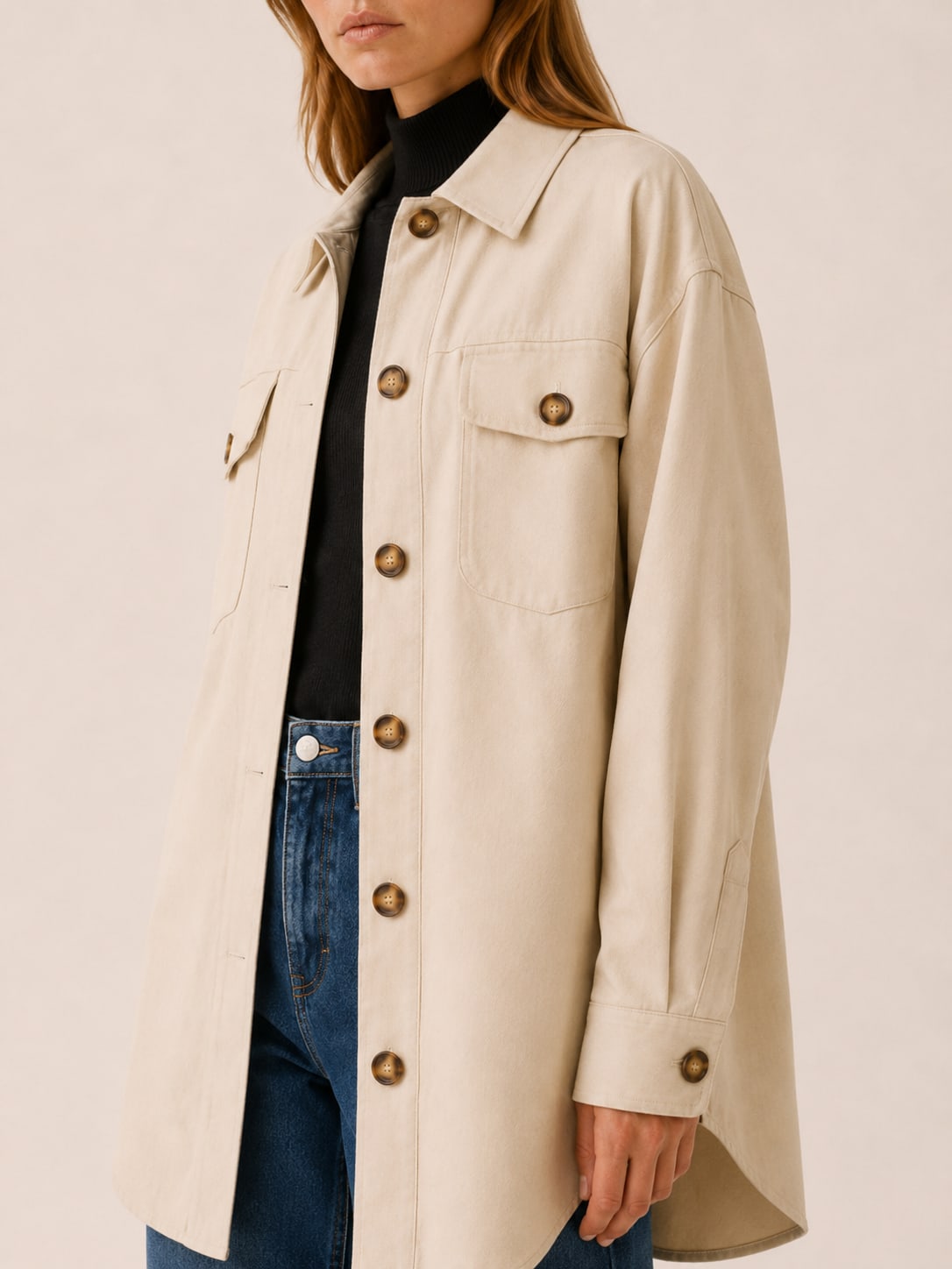Aurora Oversized Button Front Shirt Jacket_4