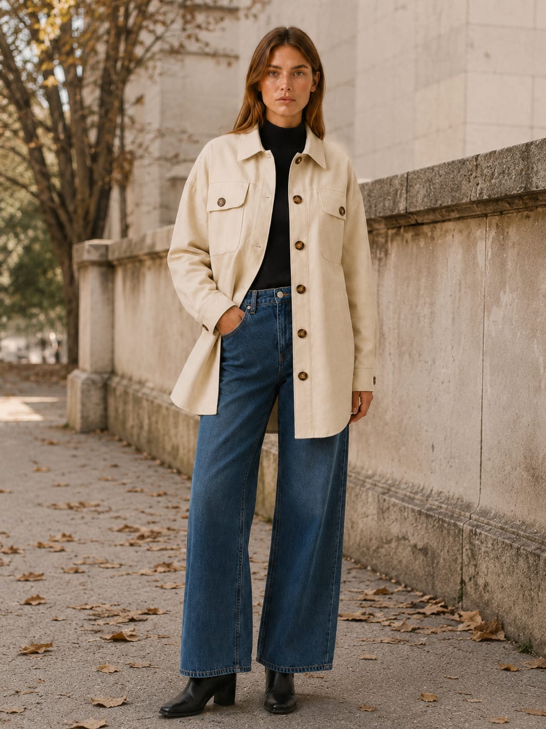 Aurora Oversized Button Front Shirt Jacket_5