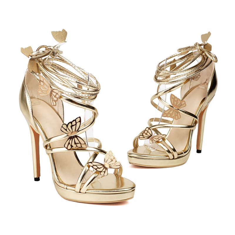 Lorenza Butterfly Lace Up Platform Heels_7