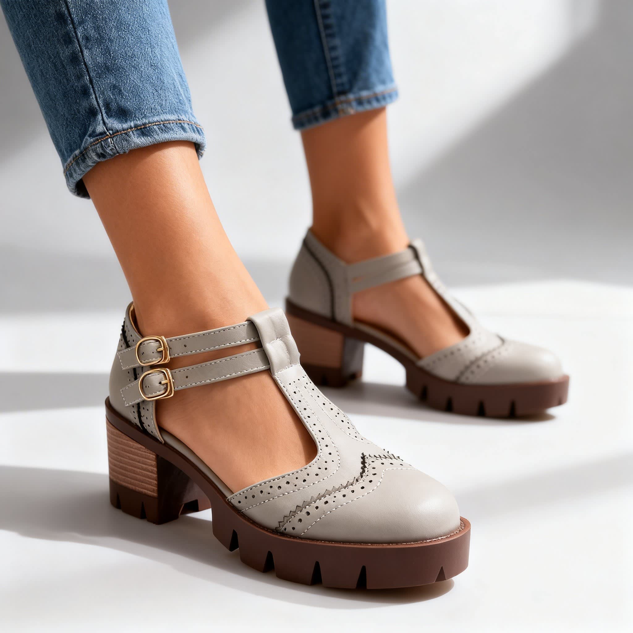Alexa Brogue Platform Mary Jane Heels_6